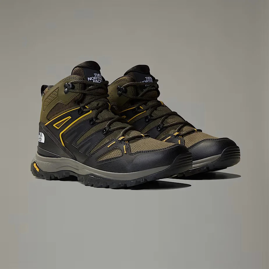 Ανδρικά Δερμάτινα Hedgehog Mid GORE-TEX Μποτάκια Χακί The North Face NF0A8AAA-BQW1