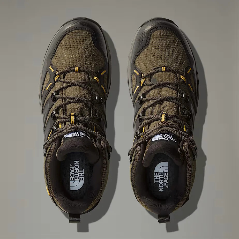 Ανδρικά Δερμάτινα Hedgehog Mid GORE-TEX Μποτάκια Χακί The North Face NF0A8AAA-BQW1