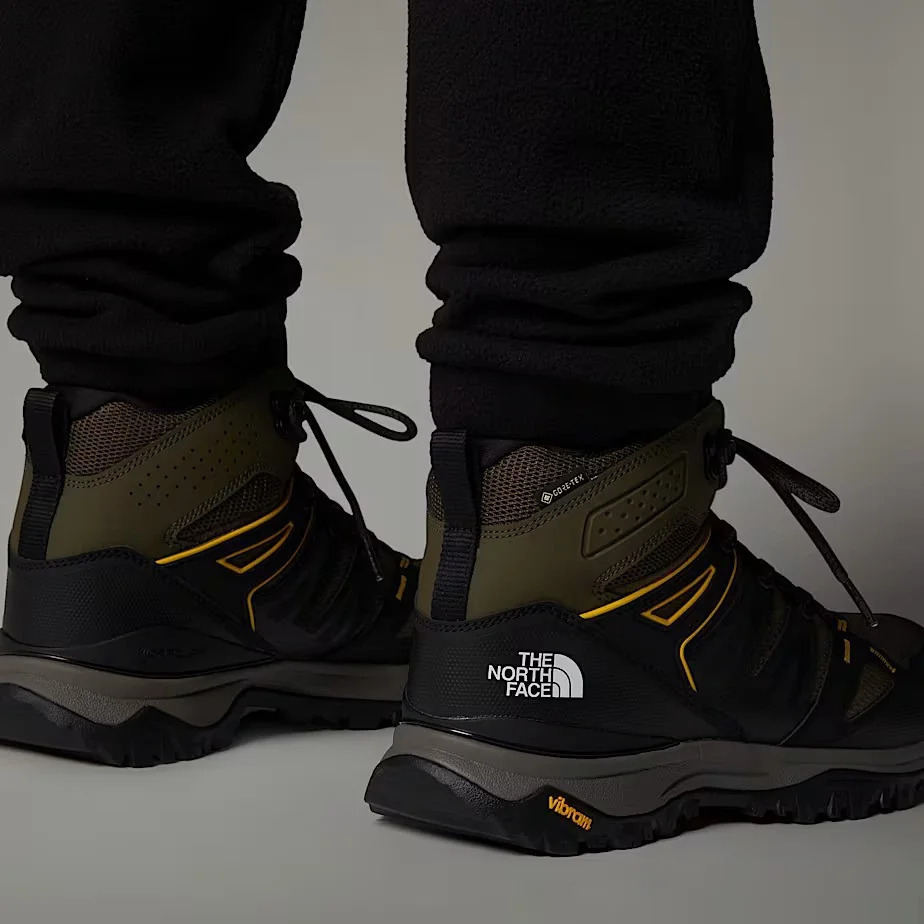Ανδρικά Δερμάτινα Hedgehog Mid GORE-TEX Μποτάκια Χακί The North Face NF0A8AAA-BQW1