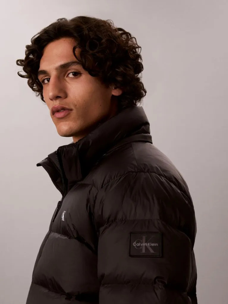 Ανδρικό Μπουφάν Μαύρο Calvin Klein LV04RG515G-UB1