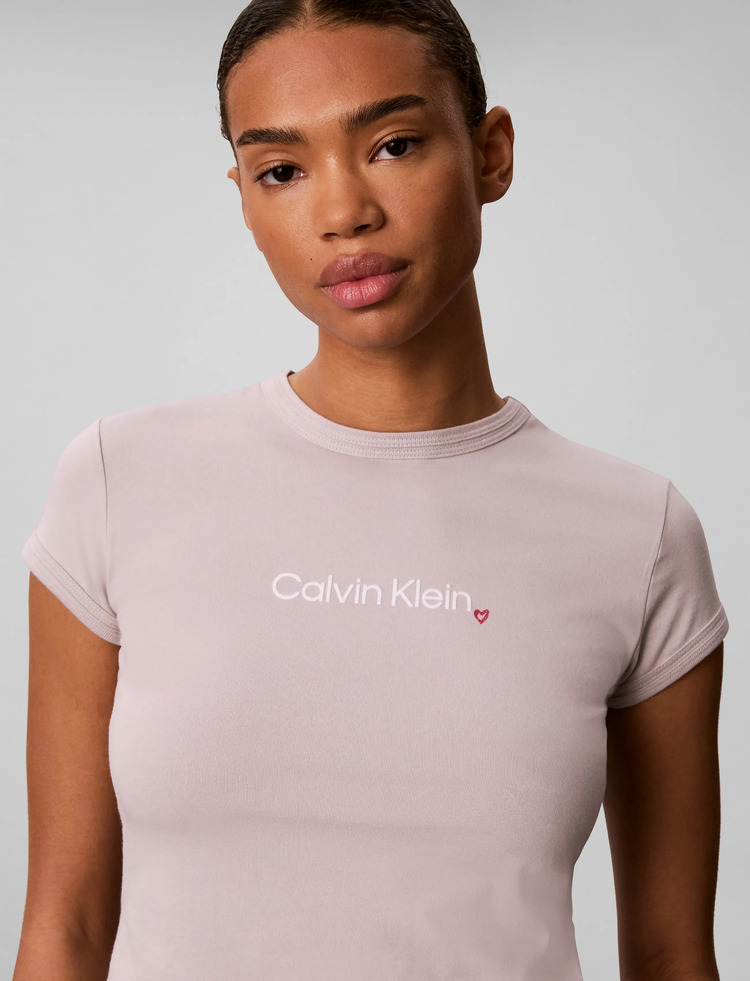 Γυναικείο T-shirt Ροζ Calvin Klein LV047H835G-QCF