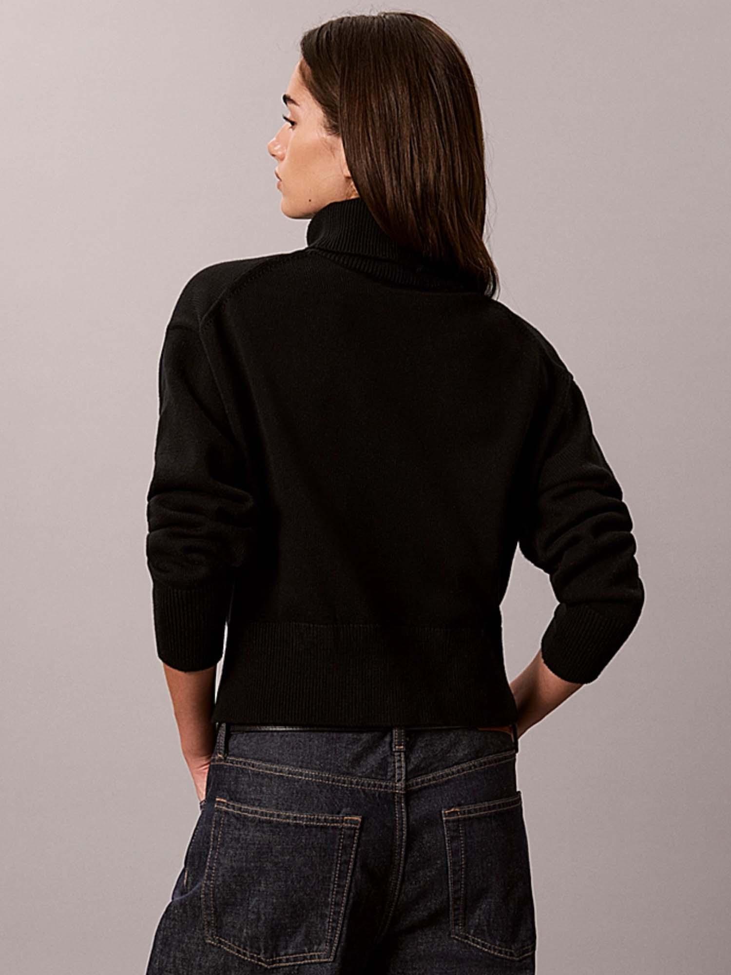 Γυναικείο Ζιβάγκο Πουλόβερ Μαύρο Calvin Klein LV047H329G-UB1