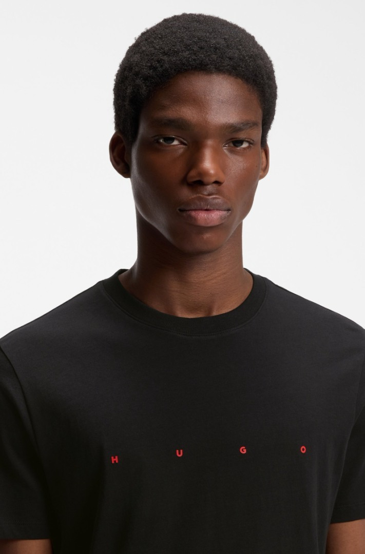Ανδρικό Dorosi T-Shirt Μαύρο HUGO 50566086-001