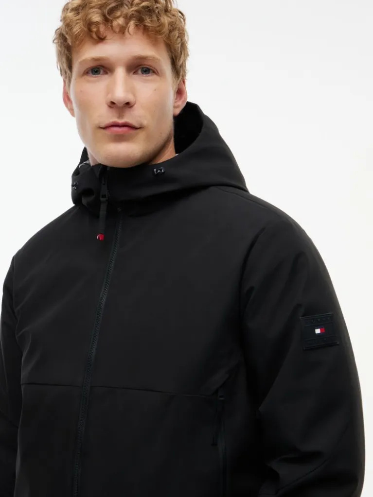 Ανδρικό Μπουφάν Μαύρο Tommy Hilfiger MW0MW44978-BDS