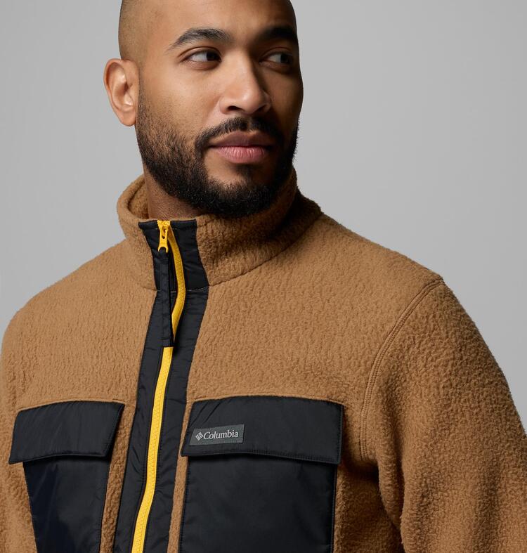 Ανδρική Juniper Peak Fleece Ζακέτα Καφέ Columbia 2131474-257