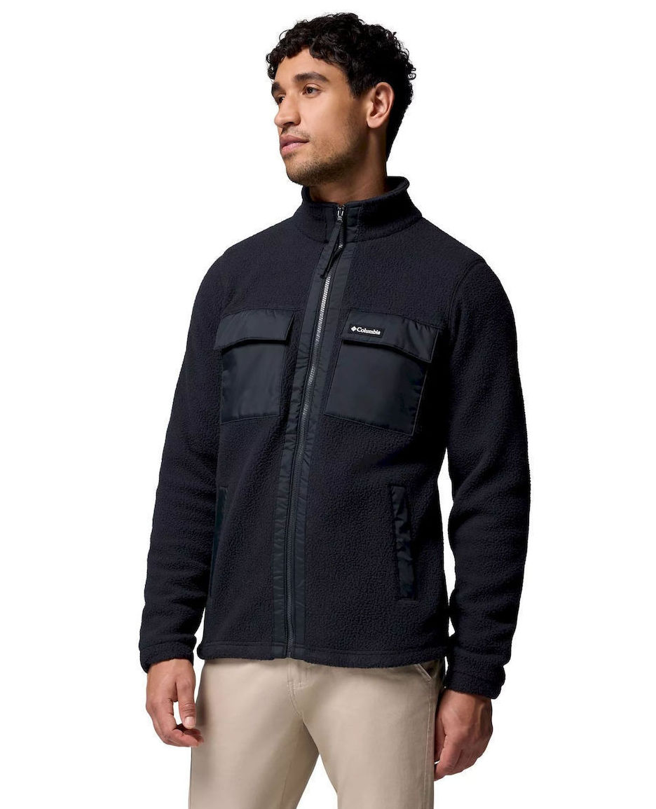 Ανδρική Juniper Peak Fleece Ζακέτα Μαύρη Columbia 2131474-011