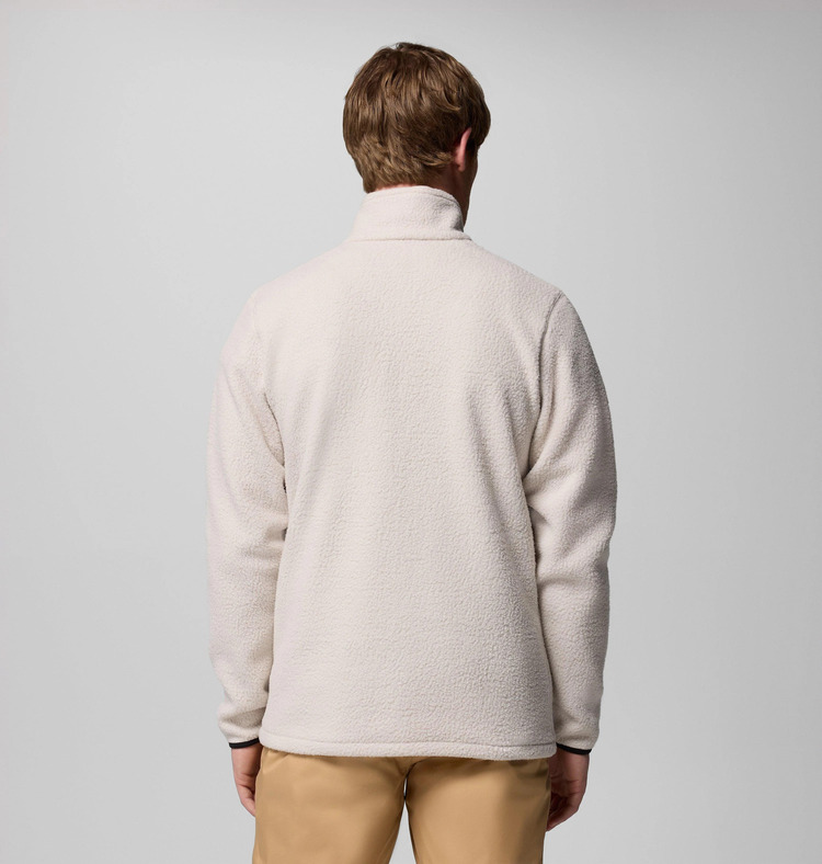 Ανδρικό Jasper Ridge Pebbled Half Zip Fleece Εκρού Columbia 2142411-278