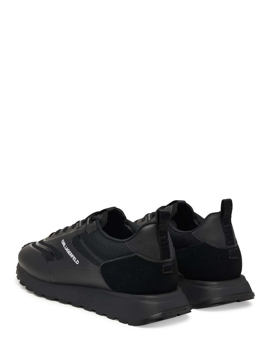 Ανδρικά Δερμάτινα Kairo Sneakers Μαύρα Karl Lagerfeld KL51116-70X Black