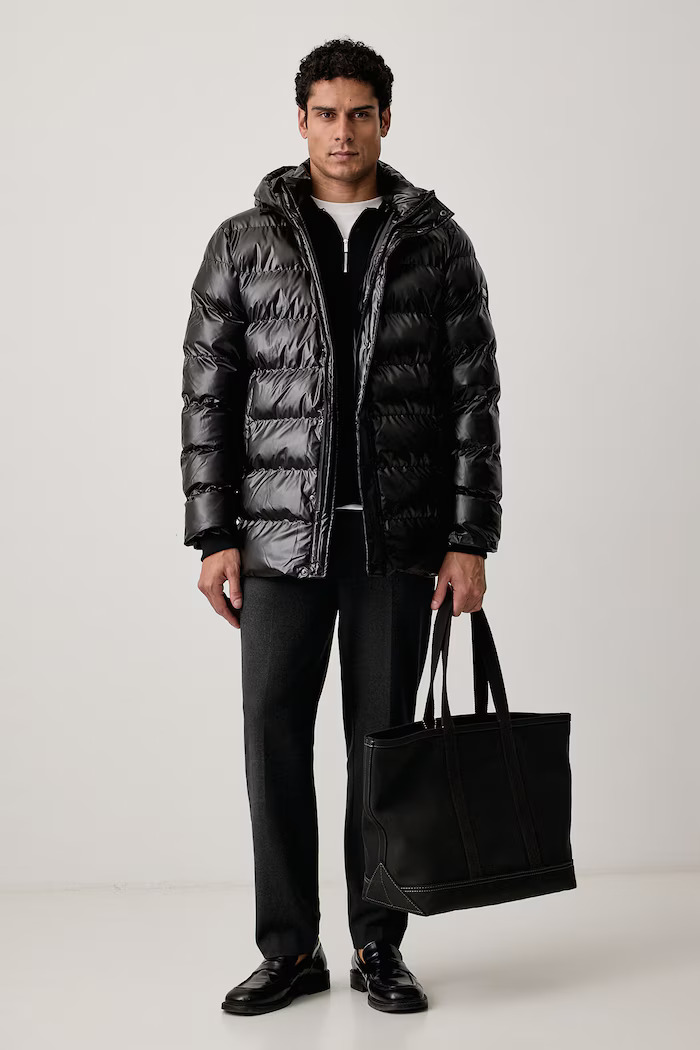 Ανδρικό Μπουφάν Μαύρο Karl Lagerfeld 505025 564595-990