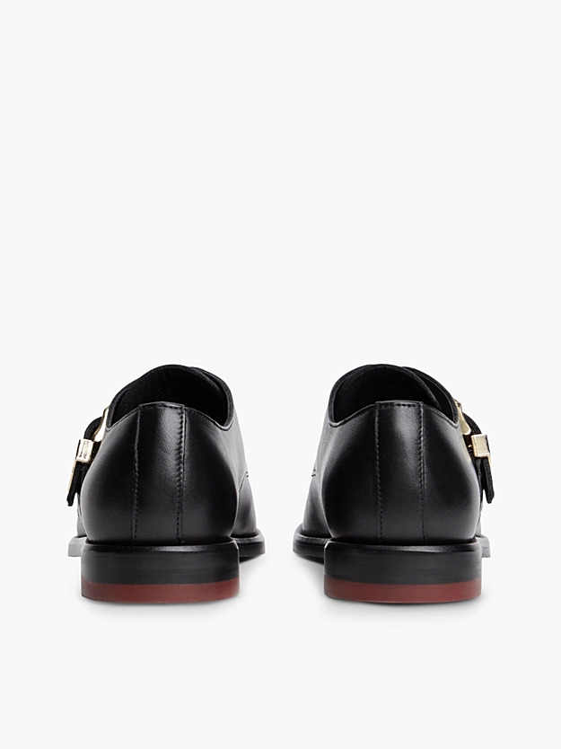 Ανδρικά Δερμάτινα Loafers Μαύρα Tommy Hilfiger FW0FW09536-BDS