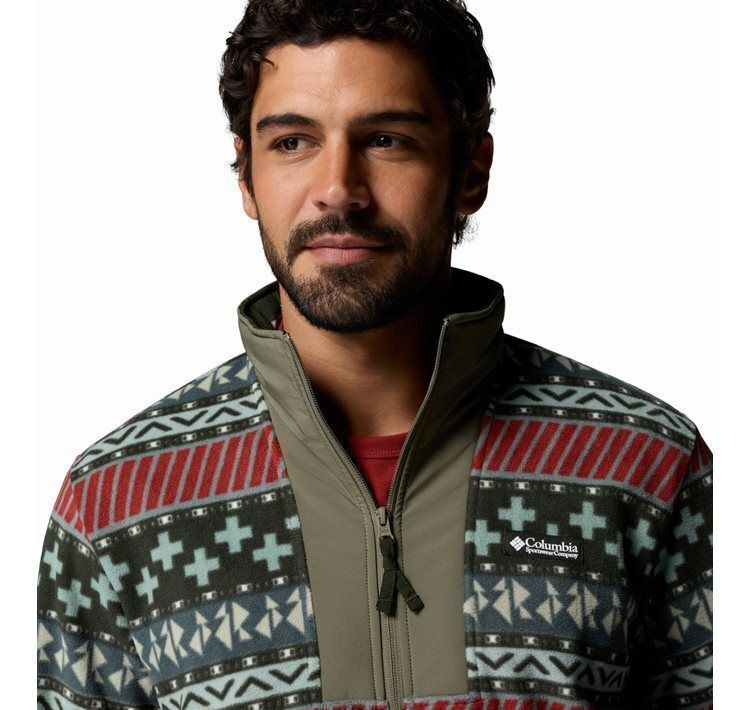 Ανδρική Sequoia Grove II Fz Printed Fleece Ζακέτα Columbia 2174071-366