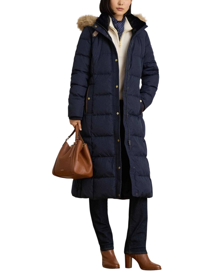 Γυναικείο Μπουφάν Navy Μπλε Ralph Lauren 297P23454001-NAVY
