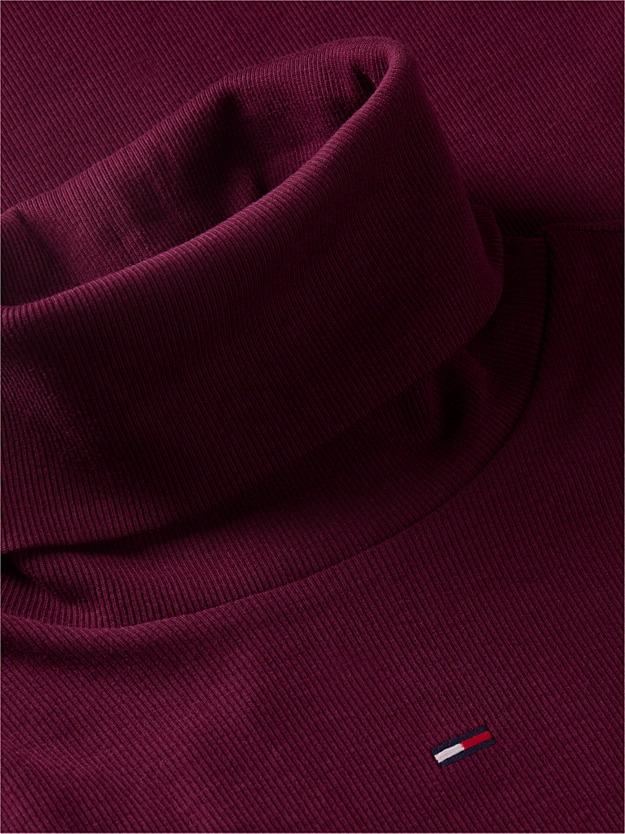 Γυναικείο Ζιβάγκο Φόρεμα Βυσσινί Tommy Jeans DW0DW23320-V11