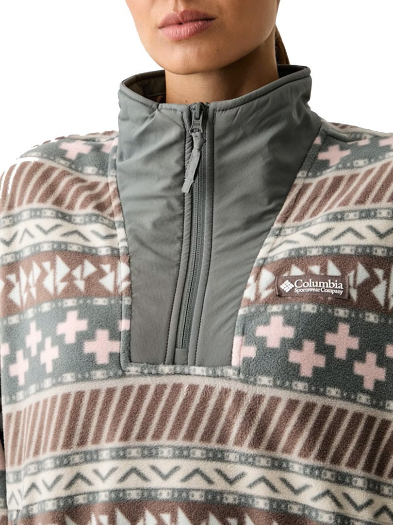 Γυναικείο Sequoia Grove II Printed Half Zip Fleece Columbia 2173781-254