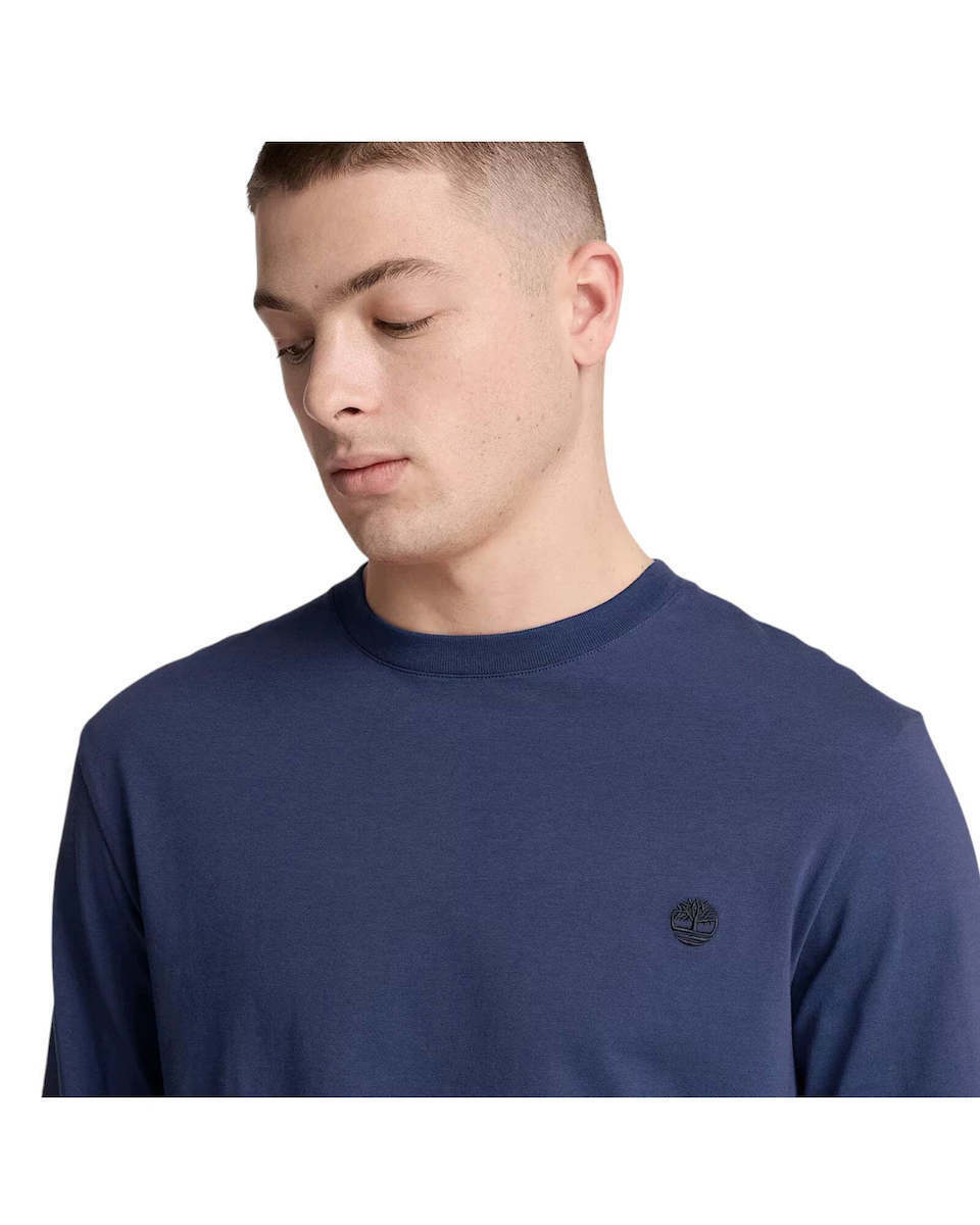 Ανδρικό Dunstan River Μακρυμάνικο T-shirt Navy Μπλε Timberland TBC0YHBT-AIH