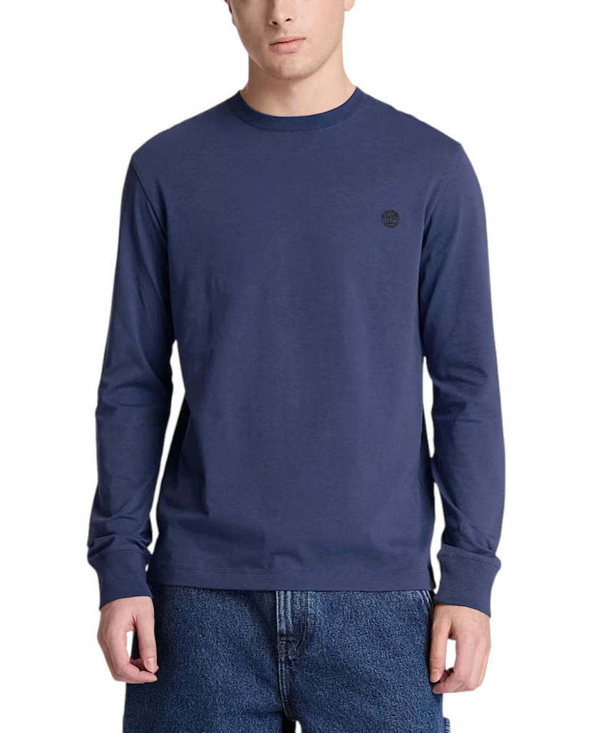 Ανδρικό Dunstan River Μακρυμάνικο T-shirt Navy Μπλε Timberland TBC0YHBT-AIH