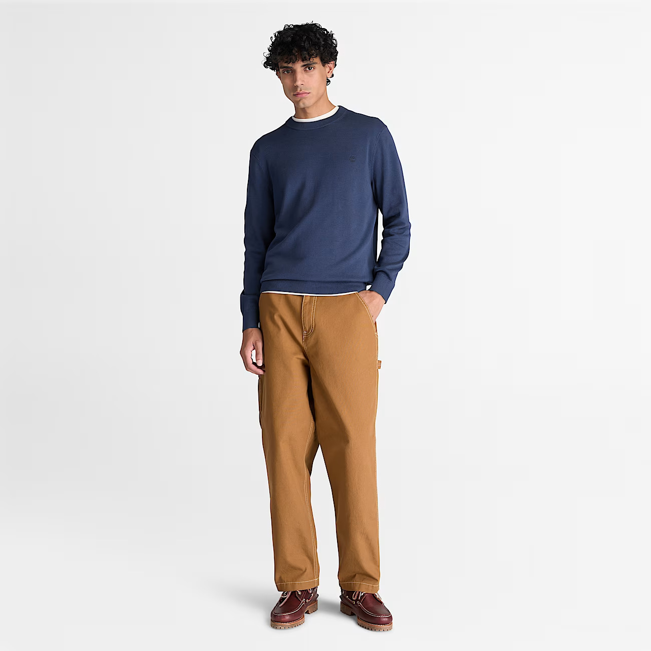 Ανδρικό River Cotton Φούτερ Navy Μπλε Timberland TBC0YHAZ-433