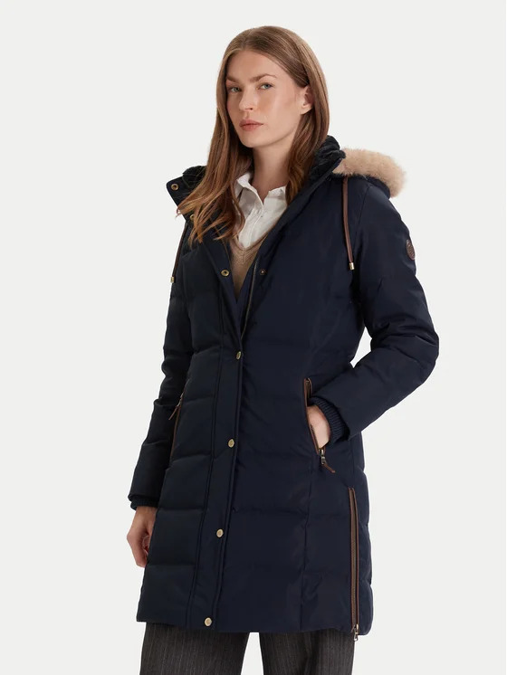 Γυναικείο Μπουφάν Navy Μπλε Ralph Lauren 297957509008-NAVY
