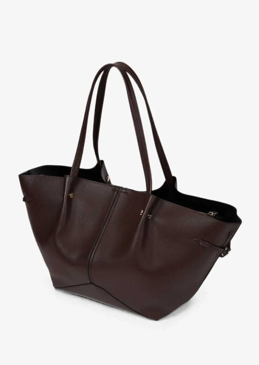 Γυναικεία K/Pierced Md Tote Τσάντα Καφέ Karl Lagerfeld B3W30347-451 Tobacco