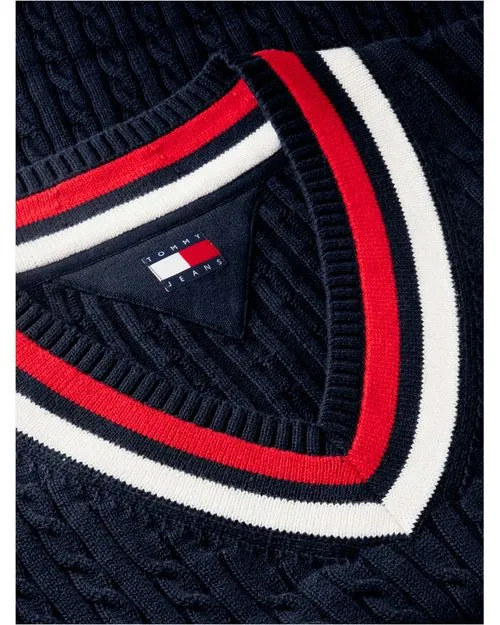 Γυναικείο Πλεκτό Φόρεμα Navy Μπλε Tommy Jeans DW0DW23540-C1G