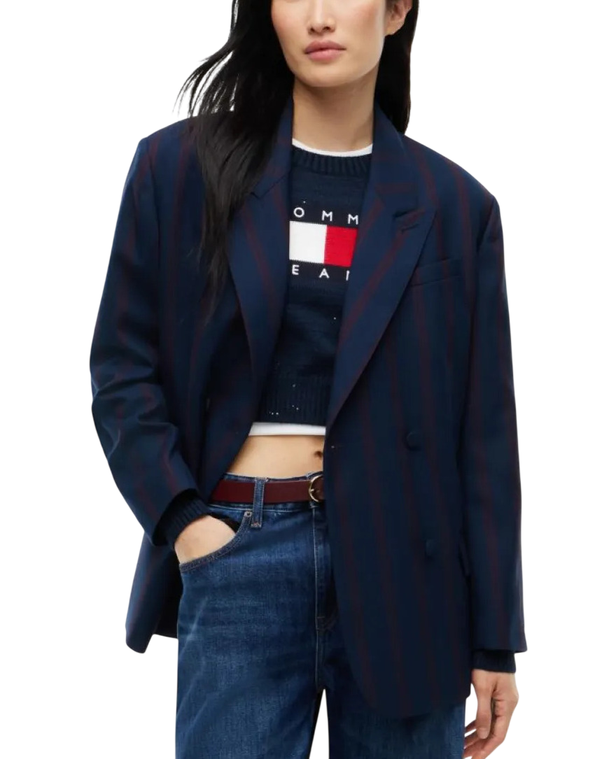 Γυναικείο Collegiate Σακάκι Navy Μπλε Tommy Jeans DW0DW23417-C1G