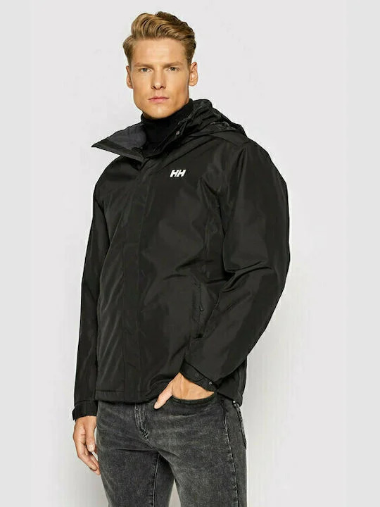 Ανδρικό Dubliner Insulated Μπουφάν Μαύρο Helly Hansen 53117-990