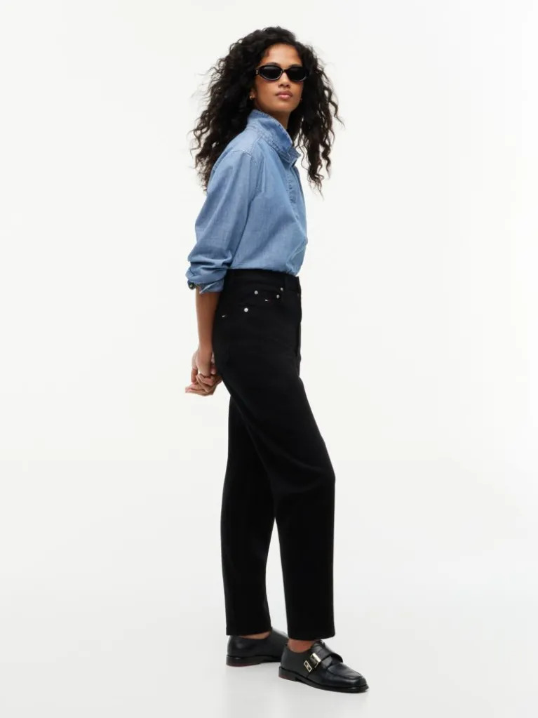 Γυναικείο 90's Mom Τζιν Μαύρο Tommy Jeans DW0DW23569-1BZ