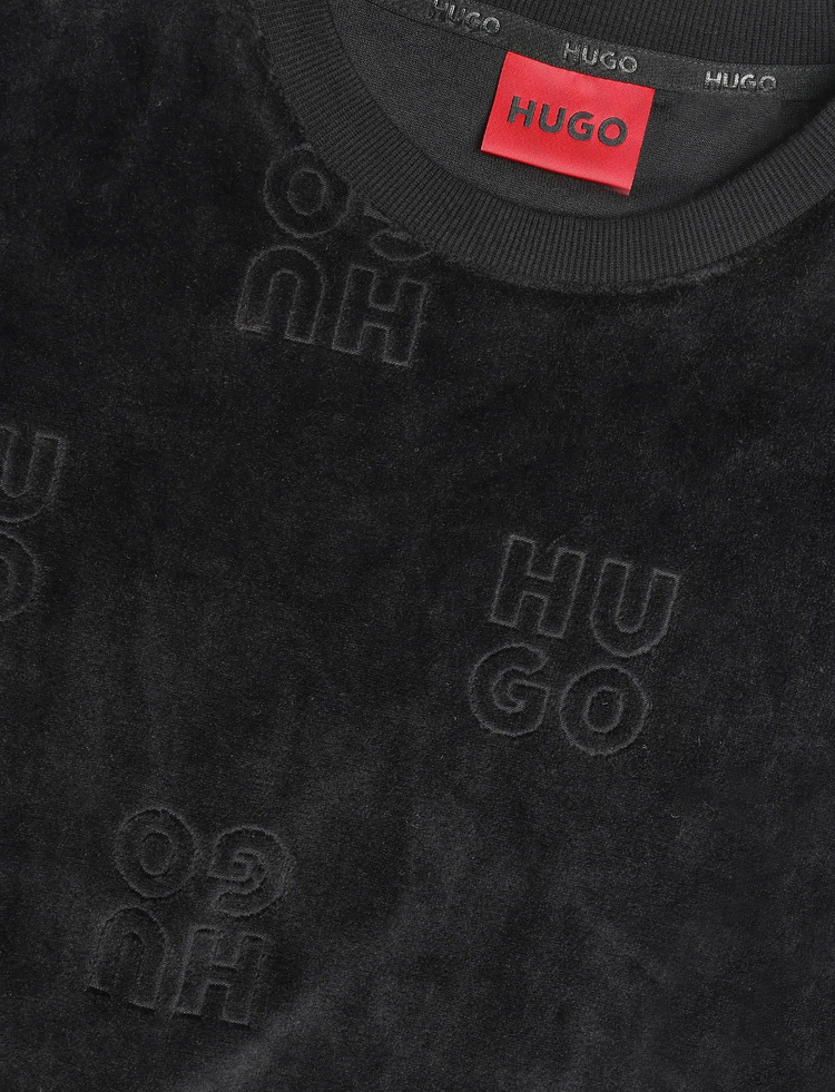 Ανδρικό Veloro Φούτερ Μαύρο HUGO 50571215-001