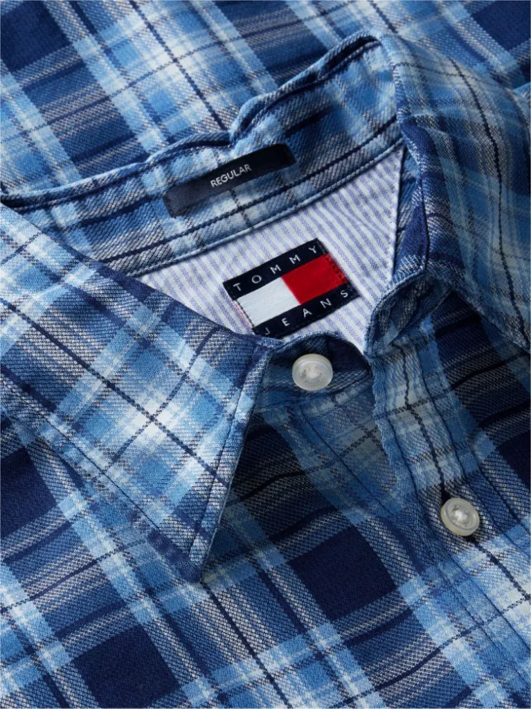 Ανδρικό Πουκάμισο Μπλε Tommy Jeans DM0DM23721-0YM