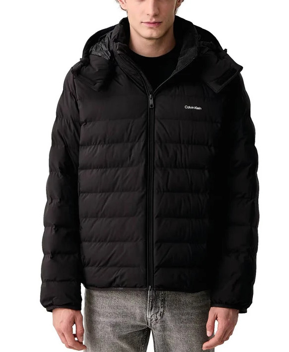 Ανδρικό Μπουφάν Μαύρο Calvin Klein LV04LH501G-UB1