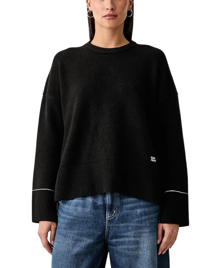 Γυναικείο Πουλόβερ Μαύρο Karl Lagerfeld Jeans B4W18057-999 Black