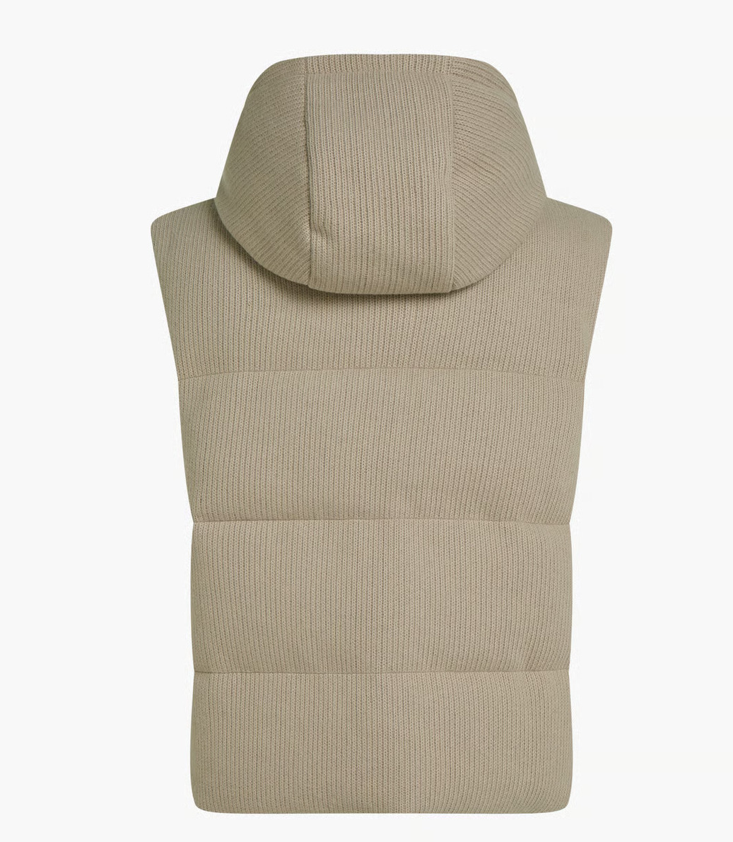 Γυναικείο Πλεκτό Γιλέκο Μπεζ Karl Lagerfeld B4W15008-149 Sand