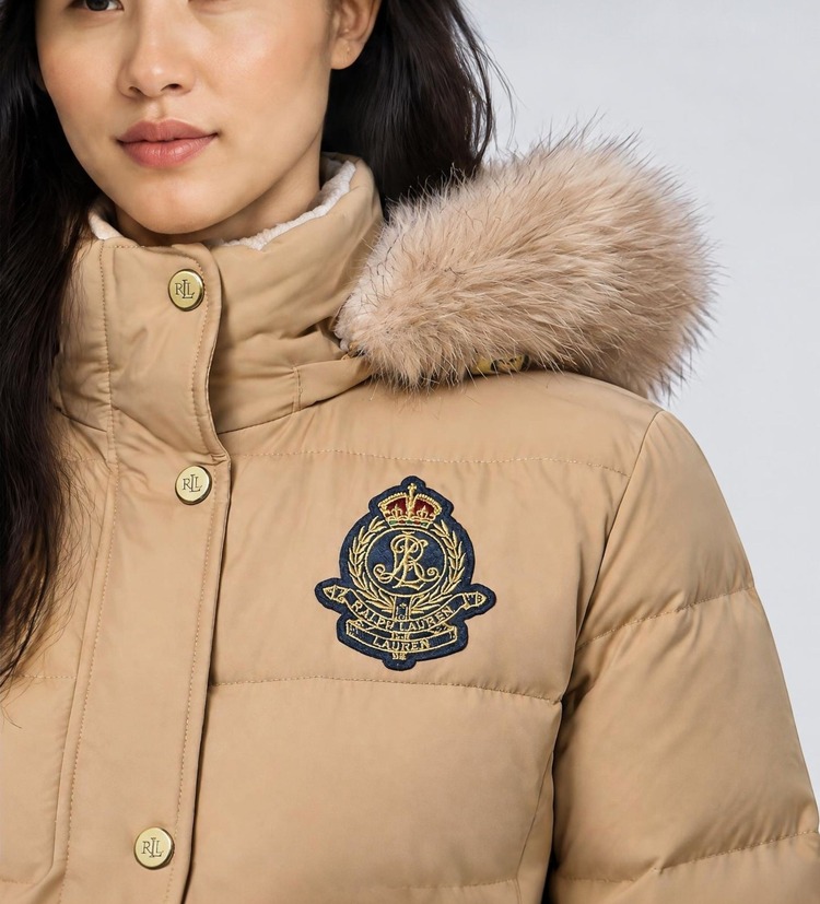 Γυναικείο Μπουφάν Μπεζ Ralph Lauren 297P23455003-BEIGE