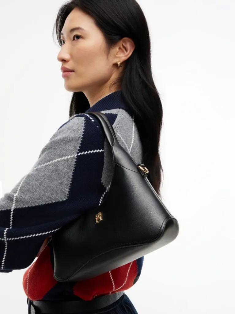 Γυναικεία Everyday Mini Hobo Τσάντα Μαύρη Tommy Hilfiger AW0AW19185-BDS