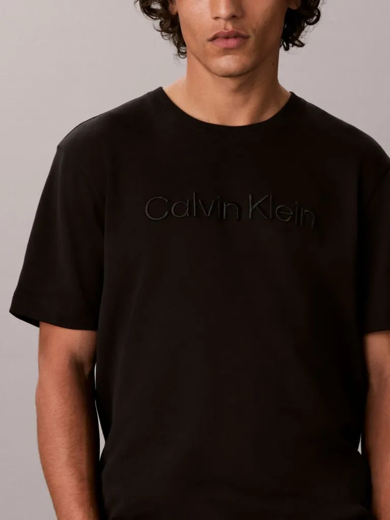 Ανδρικό T-shirt Μαύρο Calvin Klein LV04LH804G-UB1