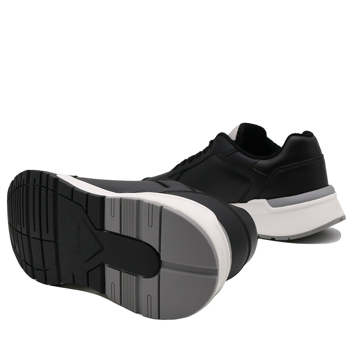 Ανδρικά Δερμάτινα Sneakers Μαύρα Calvin Klein HM0HM02309-00Y