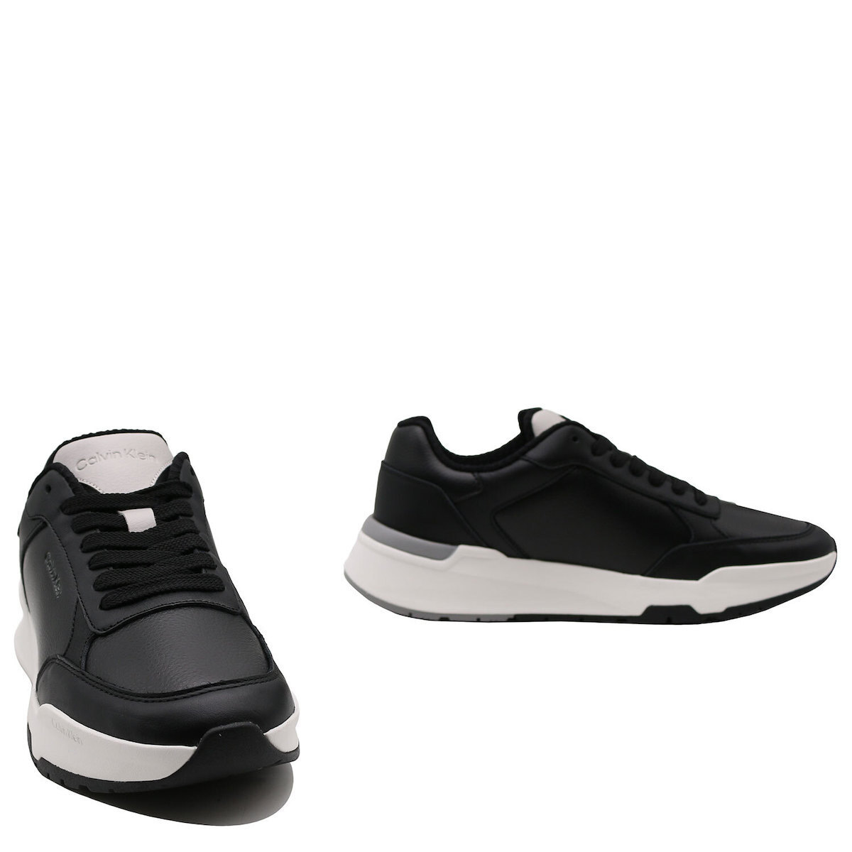 Ανδρικά Δερμάτινα Sneakers Μαύρα Calvin Klein HM0HM02309-00Y