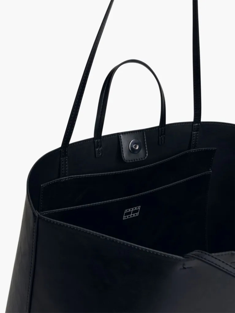 Γυναικεία Tote Τσάντα Μαύρη Tommy Jeans AW0AW19051-BDS