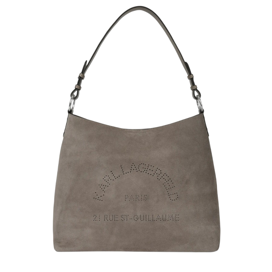 Γυναικεία Δερμάτινη K/Daily Τσάντα Γκρι Karl Lagerfeld B3W30346-1KU Ash Grey