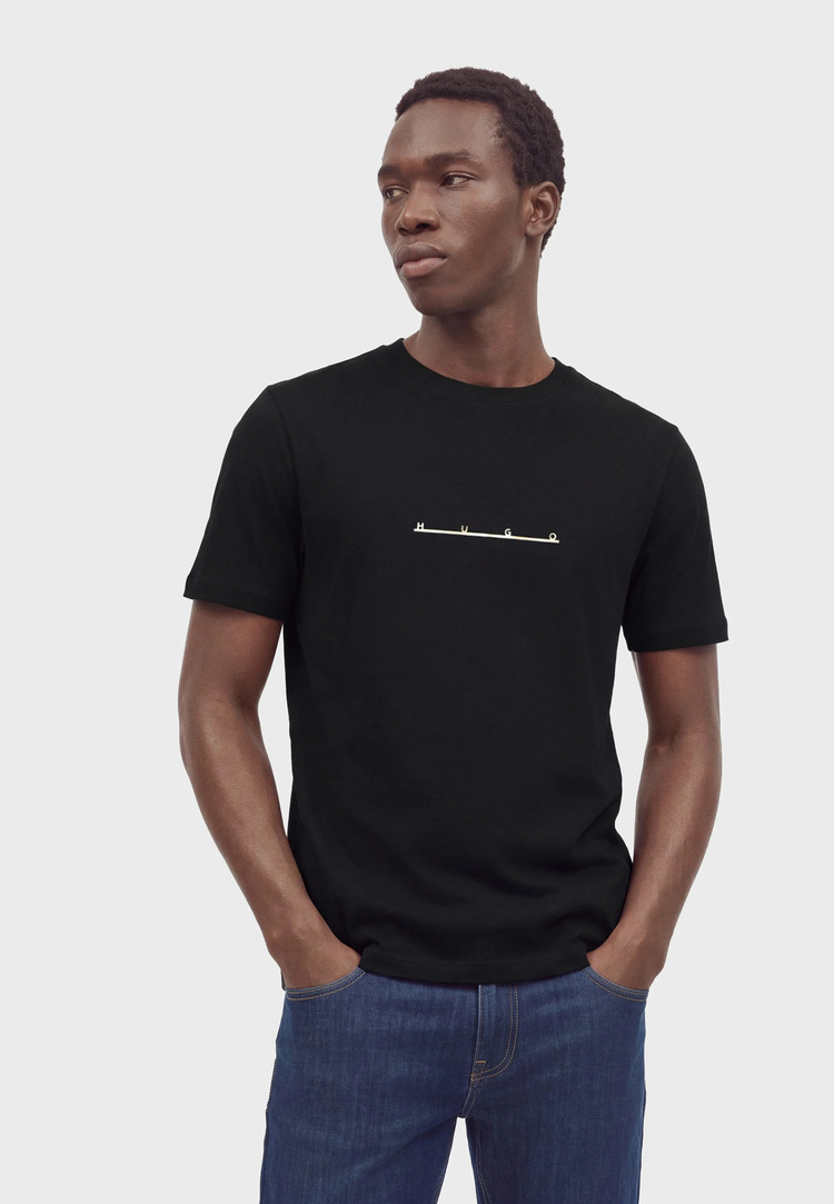 Ανδρικό Datri T-Shirt Μαύρο HUGO 50568118-001