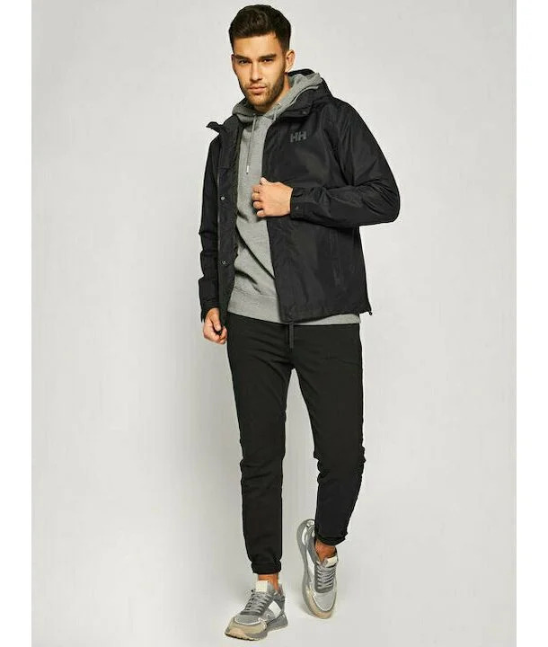 Ανδρικό Dubliner Αδιάβροχο Μπουφάν Μαύρο Helly Hansen 62643-BLACK