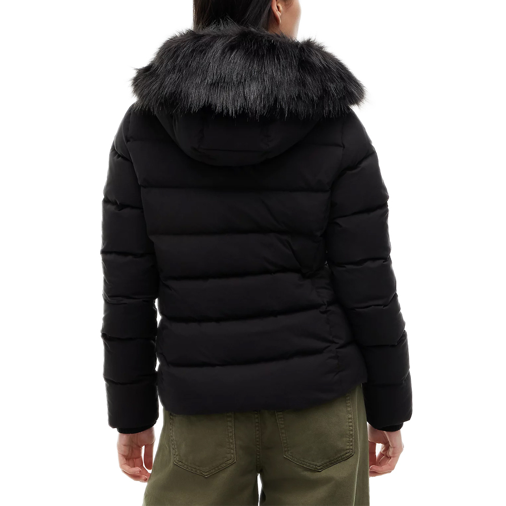 Γυναικείο Μπουφάν Μαύρο Tommy Jeans DW0DW23409-BDS