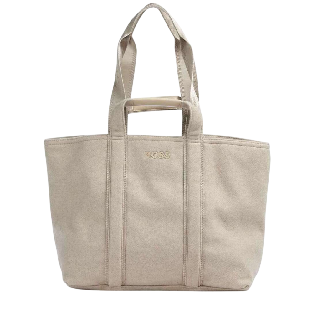 Γυναικεία Palmah Tote Τσάντα Μπεζ BOSS 50573624-277