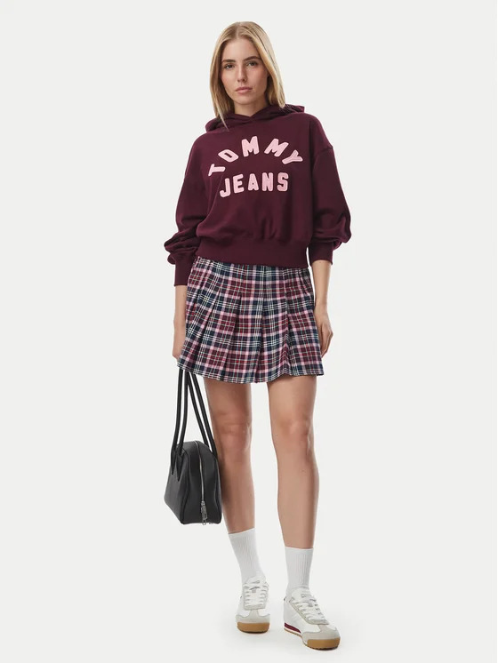 Γυναικείο Φούτερ Μπορντό Tommy Jeans DW0DW23455-V11