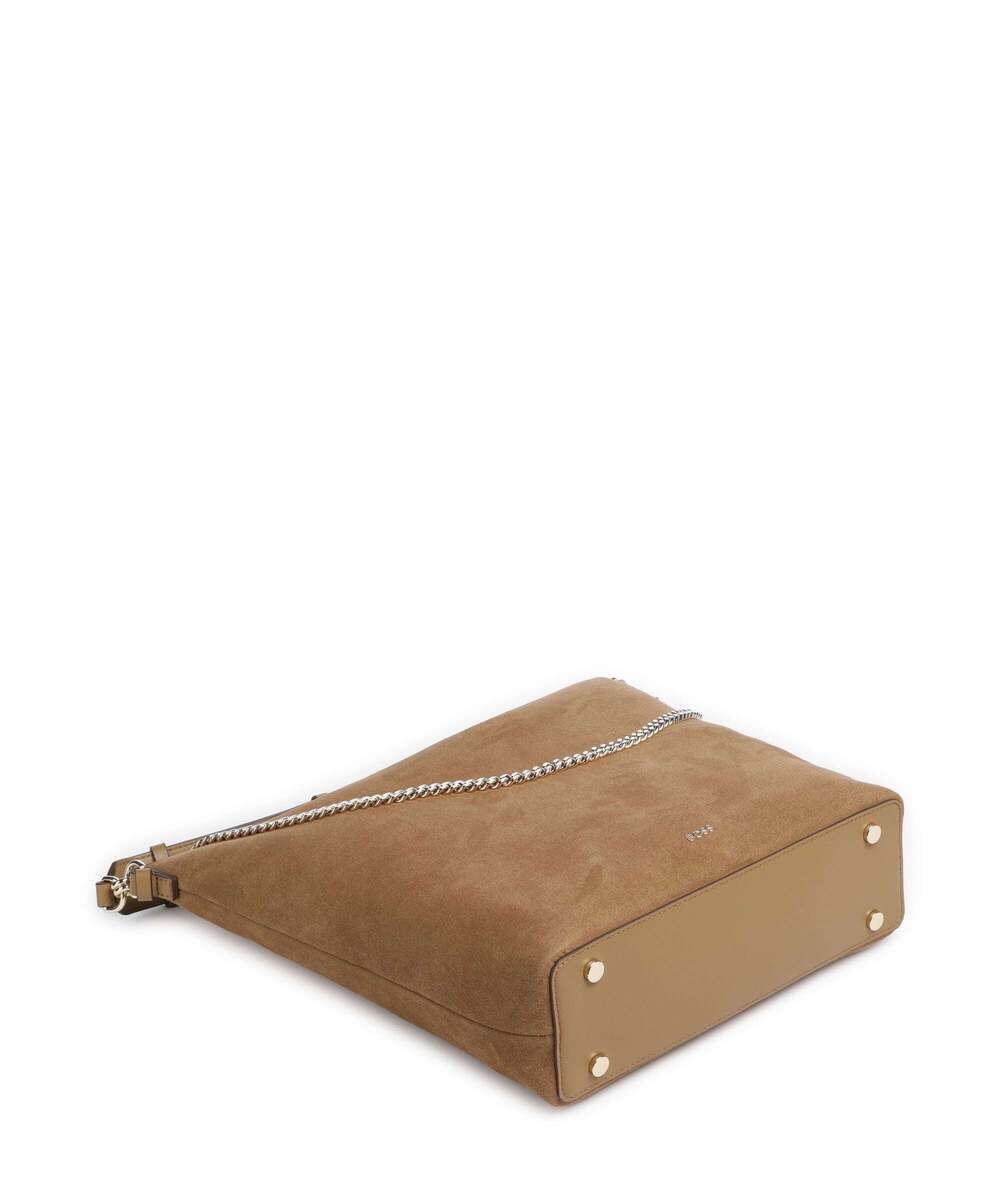 Γυναικεία Yelena Hobo Τσάντα Μπεζ BOSS 50573246-263