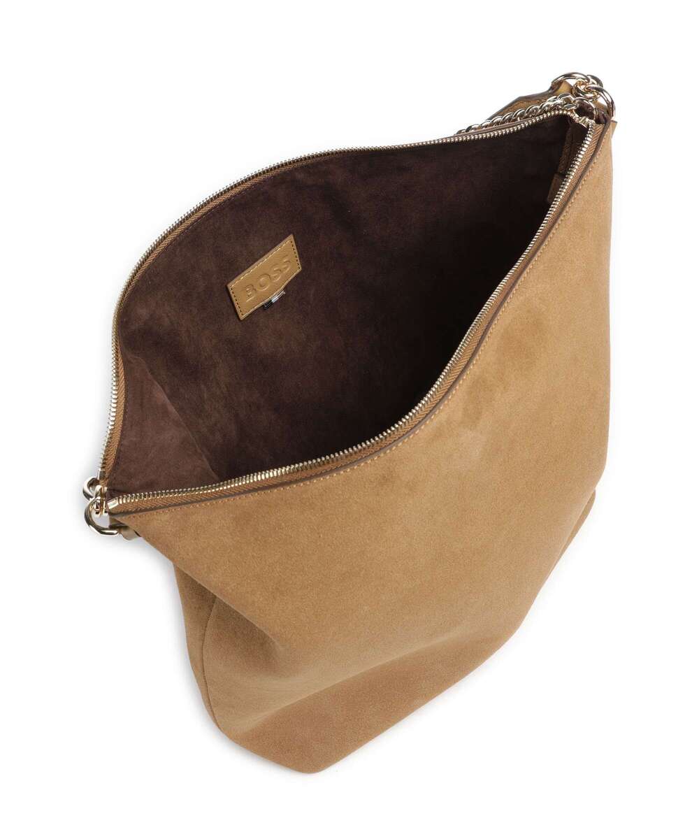 Γυναικεία Yelena Hobo Τσάντα Μπεζ BOSS 50573246-263
