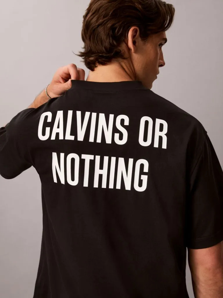 Ανδρικό T-shirt Μαύρο Calvin Klein LV04RH825G-UB1