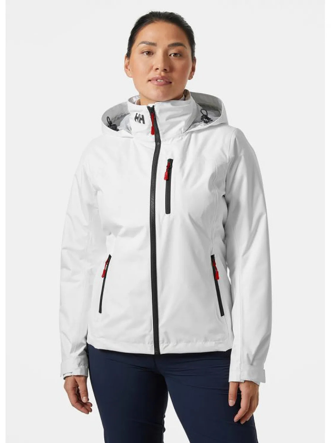 Γυναικείο Crew Hooded Midlayer Sailing Μπουφάν 2.0 Λευκό Helly Hansen 34447-WHITE