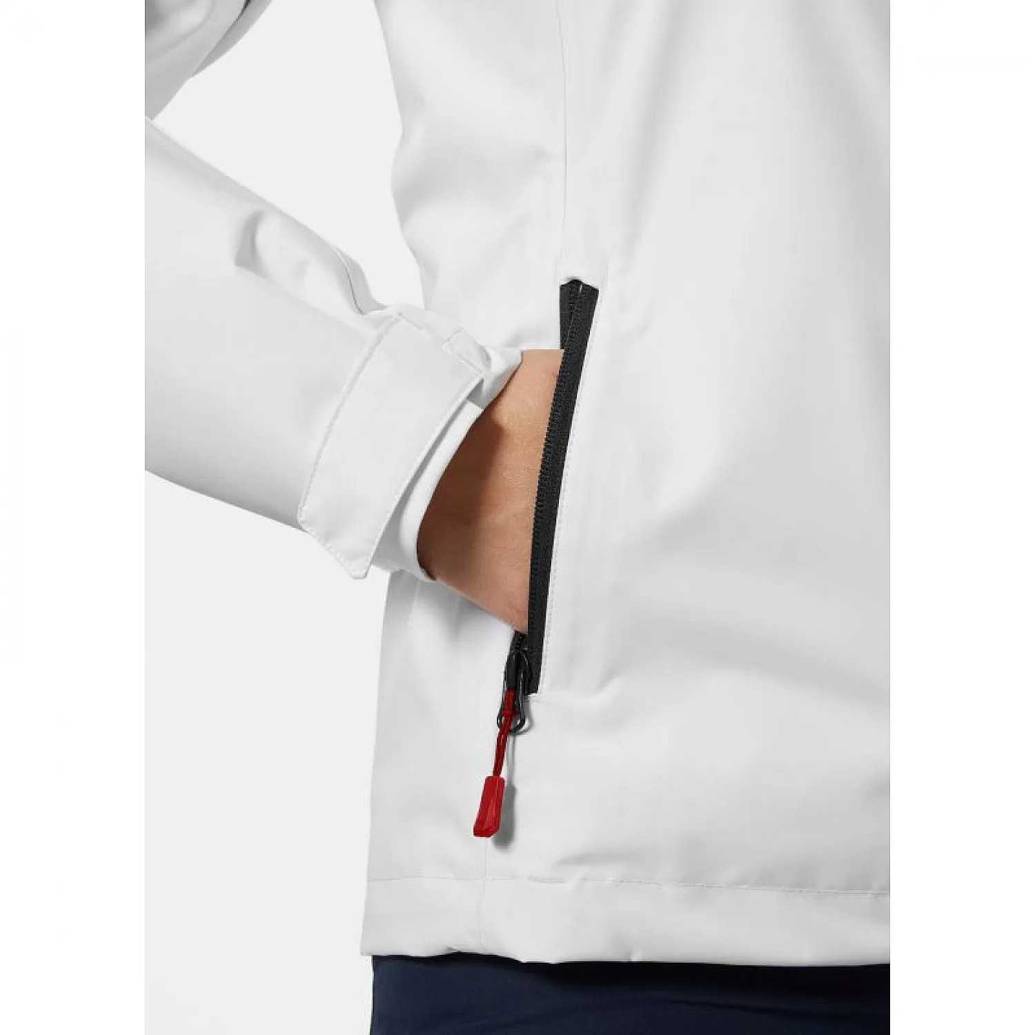 Γυναικείο Crew Hooded Midlayer Sailing Μπουφάν 2.0 Λευκό Helly Hansen 34447-WHITE