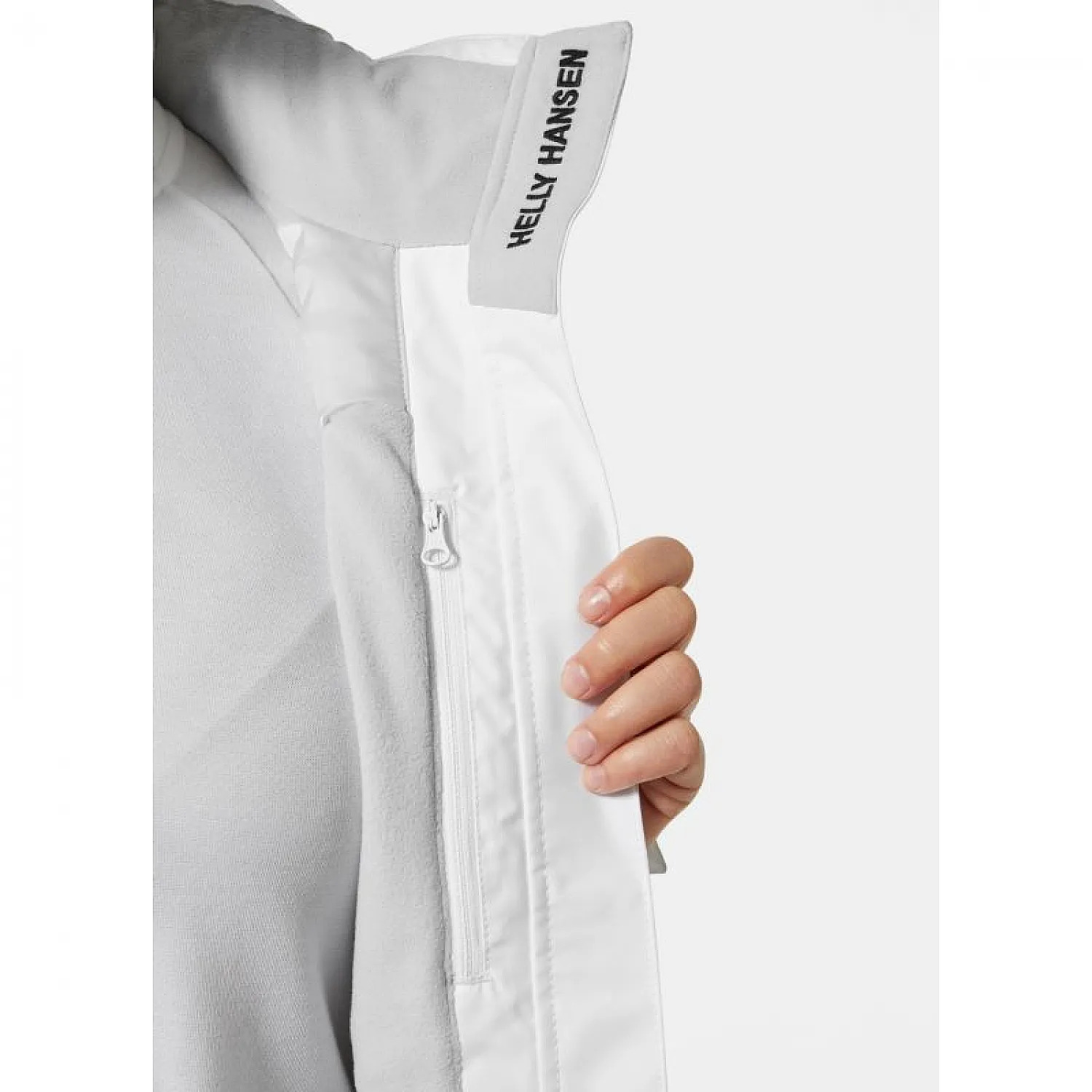 Γυναικείο Crew Hooded Midlayer Sailing Μπουφάν 2.0 Λευκό Helly Hansen 34447-WHITE
